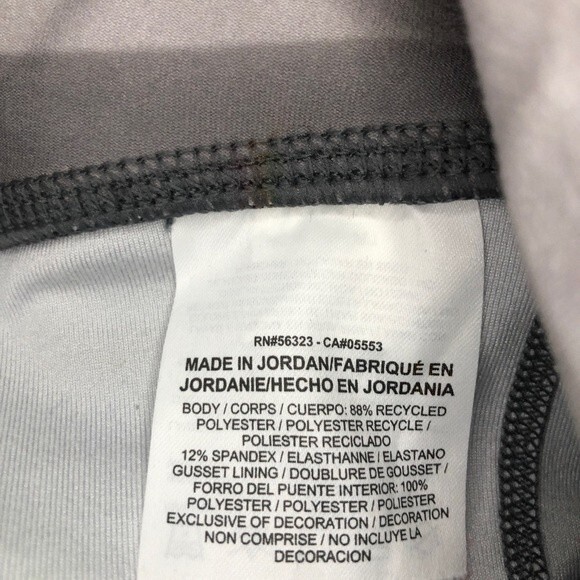 Nike Size S Dri-Fit Power Legend 2.0 Gray Ribbon Wrap Training Tights Leggings - Picture 5 of 7